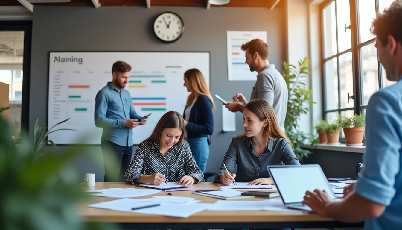 Illustration: Comprendre les bases essentielles de la gestion du temps au travail en entreprise