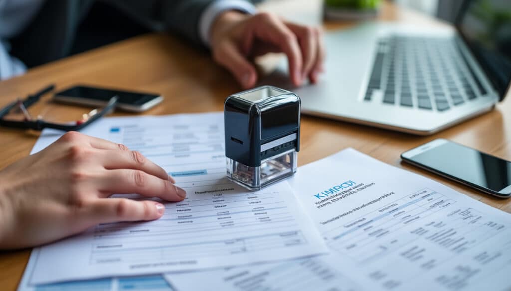 Tampon d’entreprise : mentions obligatoires et usages